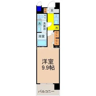 S-RESIDENCE本郷Ⅱ【5階】の間取り