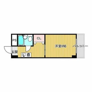 ハッピーハイツ【3階】の間取り