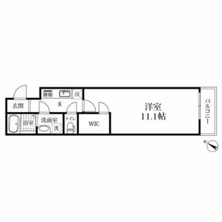 フジパレス摂津正雀ノース【1階】の間取り