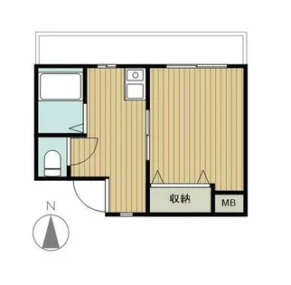 ディアコート舟木【2階】の間取り