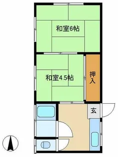 第一銀栄マンション【3階】の間取り