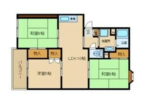 ルネシルク【3階】の間取り