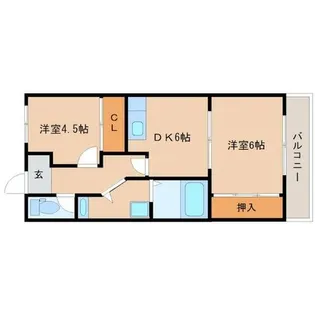 平井マンション【3階】の間取り