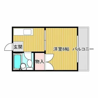 コーポラス桜町【2階】の間取り