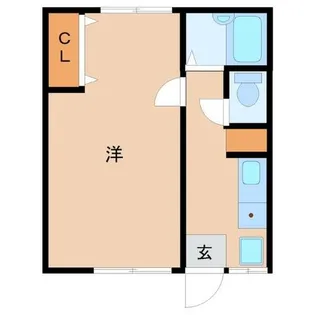 シャトー北大物【3階】の間取り