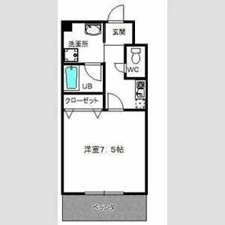 エルカーサ正雀Ⅱ【2階】の間取り