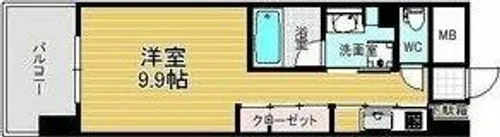 エスペランサ上前津【10階】の間取り