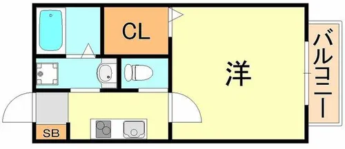 アクイラ伊川谷【1階】の間取り