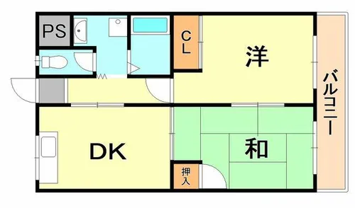 マンションサエイ【3階】の間取り