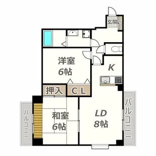 ファイブコート今川【0503号室】の間取り