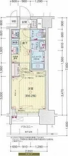 プレサンス ジェネ 上前津【3階】の間取り