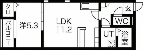 storia日比野【2階】の間取り