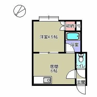 MAPLEHILLS南郷【301号室】の間取り