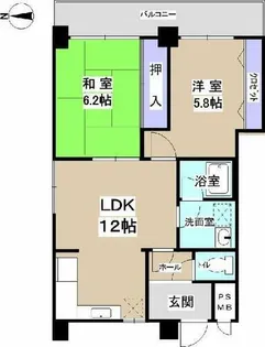 エクセル四条富小路【2階】の間取り