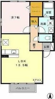 リーリエ・グランシャリオ グランシャリオ【1階】の間取り