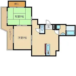 ファースト武庫之荘【6階】の間取り