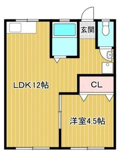 川端マンション【15号室】の間取り