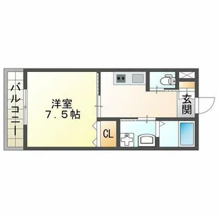 コーム須磨【2階】の間取り