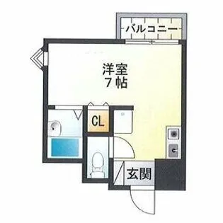 メゾンピアYUKYU【4階】の間取り