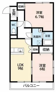 マンションISHIHARA【3階】の間取り