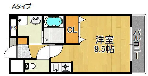 プチ・ソレール【3階】の間取り