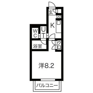 シティライフ今池【304号室】の間取り