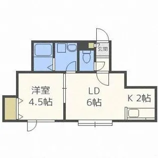 ケントハウスII【2階】の間取り