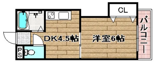 プロミネンス下村【307号室】の間取り