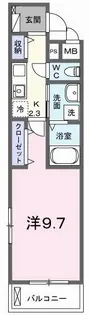 ルポ舞子弐番館【2階】の間取り