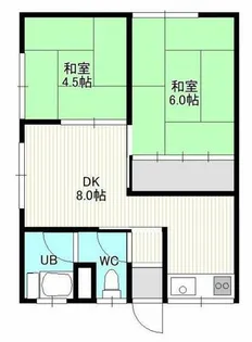 サンハイツ【102号室】の間取り