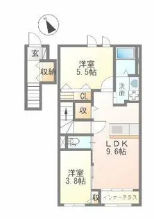 アベニール【2階】の間取り