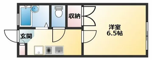 フルール五百石【1階】の間取り