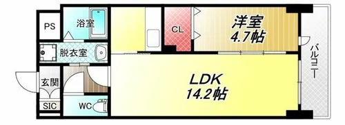 メゾンラフィネ【1階】の間取り