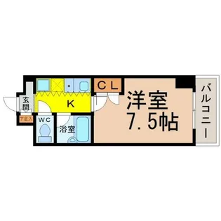フォーシーズン【7階】の間取り