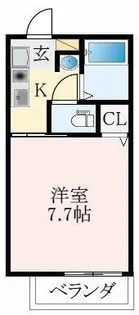 大阪府羽曳野市南恵我之荘4丁目【アパート】の間取り