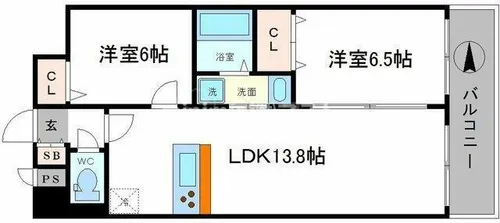 FDS グランツ【10階】の間取り