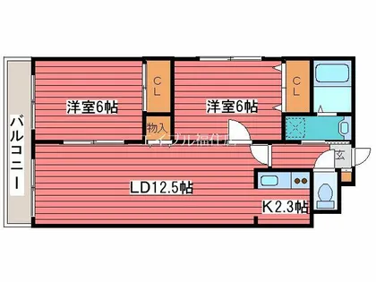 エクセル豊平【3階】の間取り