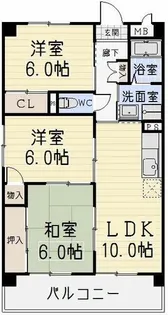 6清邦ビル【3階】の間取り