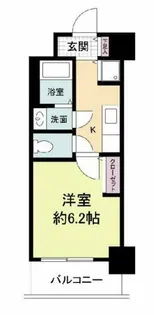 グラマシー心斎橋東【12階】の間取り