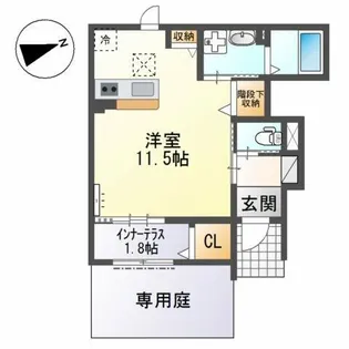 ウィステリアハイツⅠ【1階】の間取り