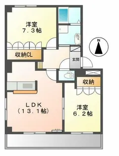 Sun Mall(サンモール)【3階】の間取り
