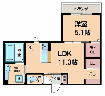 RAYMaison住吉大社【1階】の間取り