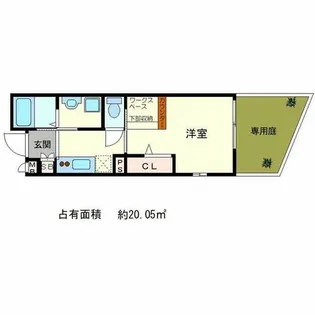 REVEde京都下鴨【1階】の間取り