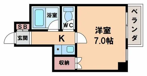 ジョイフル林寺【3階】の間取り