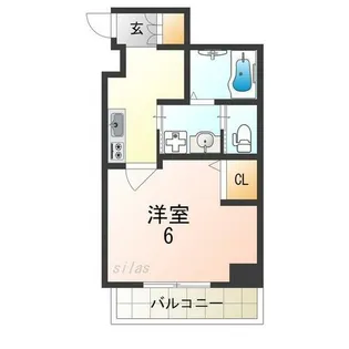 兵庫県尼崎市昭和通1丁目【マンション】の間取り