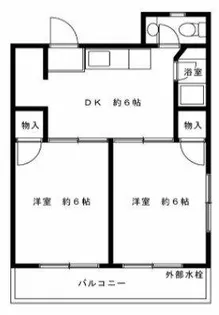 関目岡村マンション【4階】の間取り