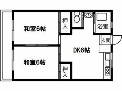 かりゆしハイツ【103号室】の間取り