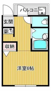 新和マンション【2階】の間取り