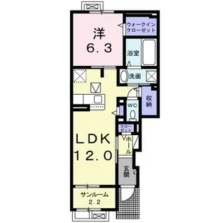 プレッソ・ロートⅤ【1階】の間取り