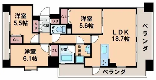 イトーピア阿倍野松崎町常盤通り【9階】の間取り
